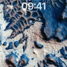 Cobalt Labyrinth Wallpaper with Fractal Depths wallpaper for iPhone, iPad & Mac