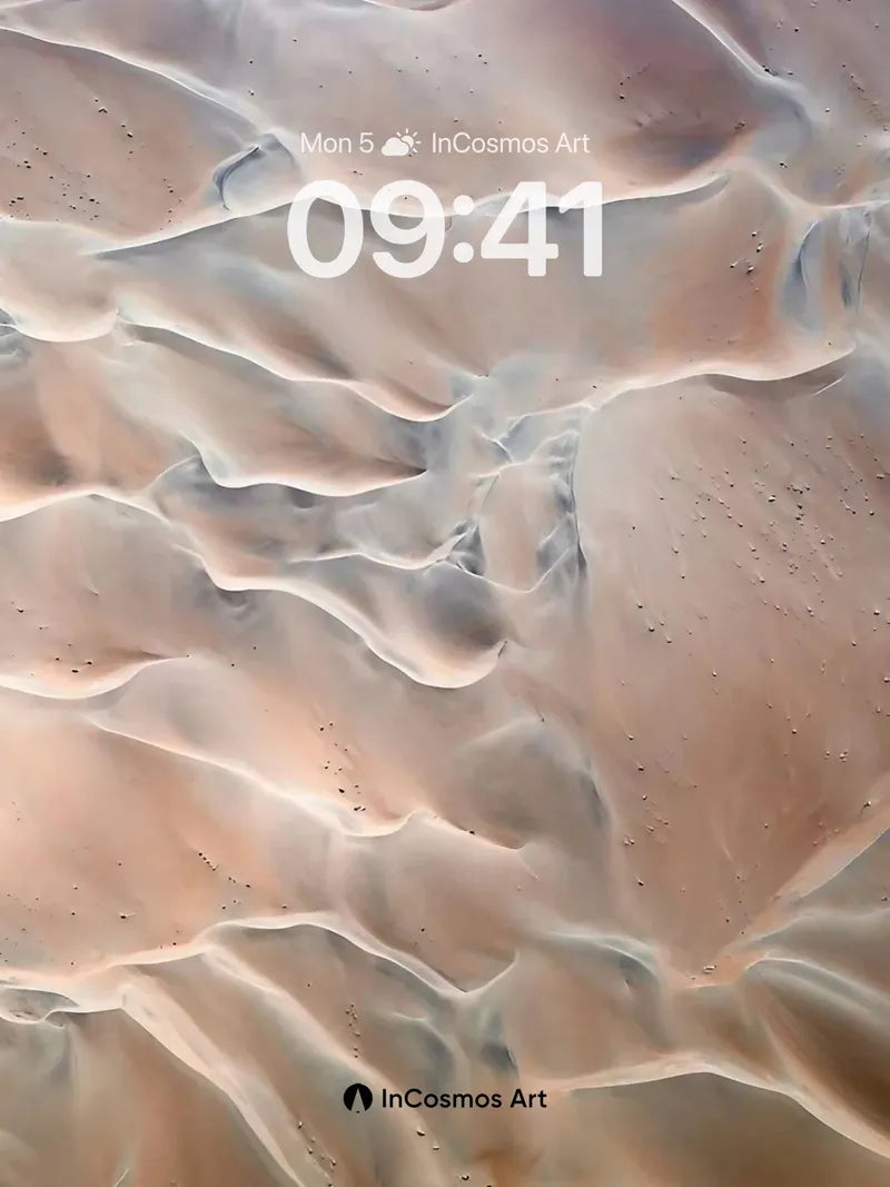 Sandy Mirage Wallpaper with Ethereal Veins