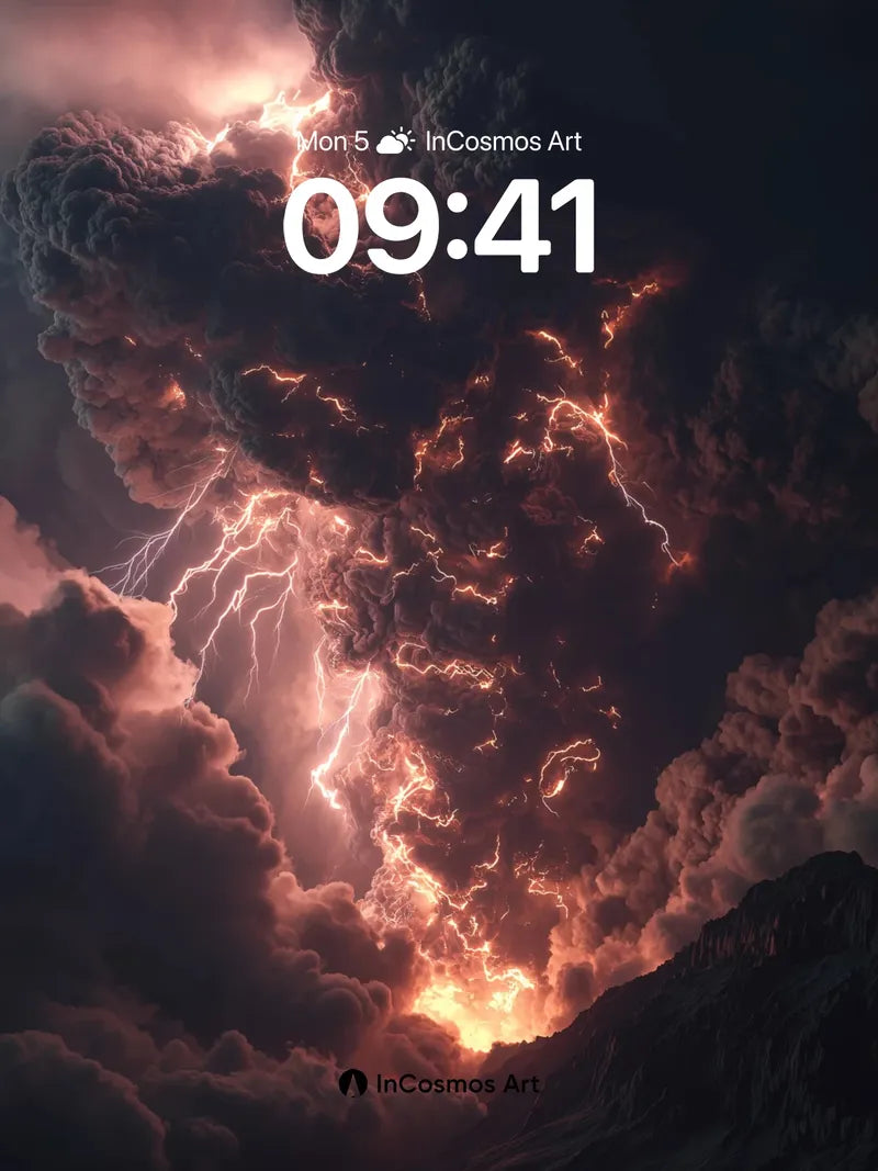 Thunderheart Wallpaper with Electric Clouds