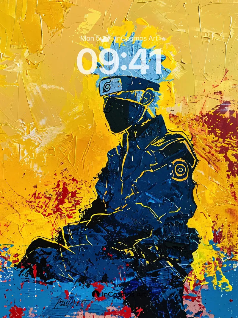 Electric Silence Wallpaper with Anime Shadow wallpaper for iPhone, iPad & Mac