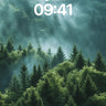Whispering Canopy Wallpaper with Mist Veils wallpaper for iPhone, iPad & Mac