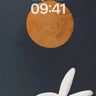 Midnight Hare Wallpaper with Celestial Glow wallpaper for iPhone, iPad & Mac