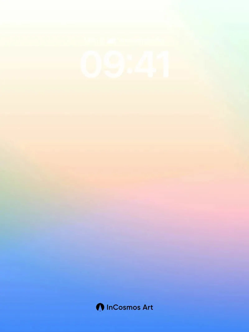 Soft Hush Gradient Wallpaper with Ethereal Light