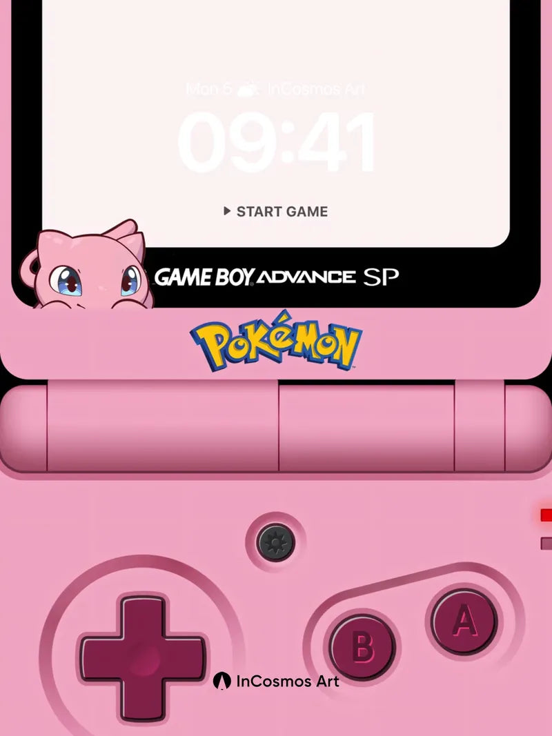 Nostalgic Pixel Glow Wallpaper with Pikachu Peek