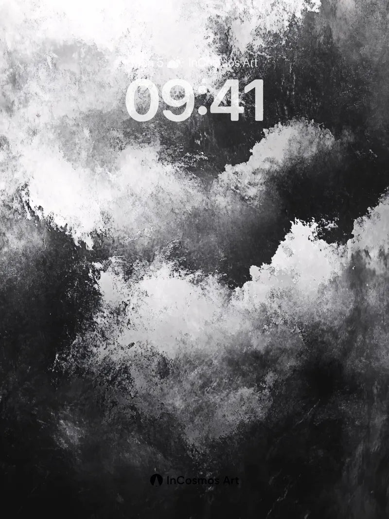 Shadowed Storm Wallpaper with Ethereal Light