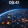 Cosmic Web Wallpaper with Starlit Nodes wallpaper for iPhone, iPad & Mac