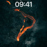 Lava River Wallpaper with Volcanic Veins wallpaper for iPhone, iPad & Mac