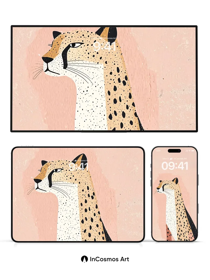 Silken Gaze Wallpaper with Speckled Grace