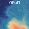 Cosmic Contour Wallpaper with Starlit Lines wallpaper for iPhone, iPad & Mac