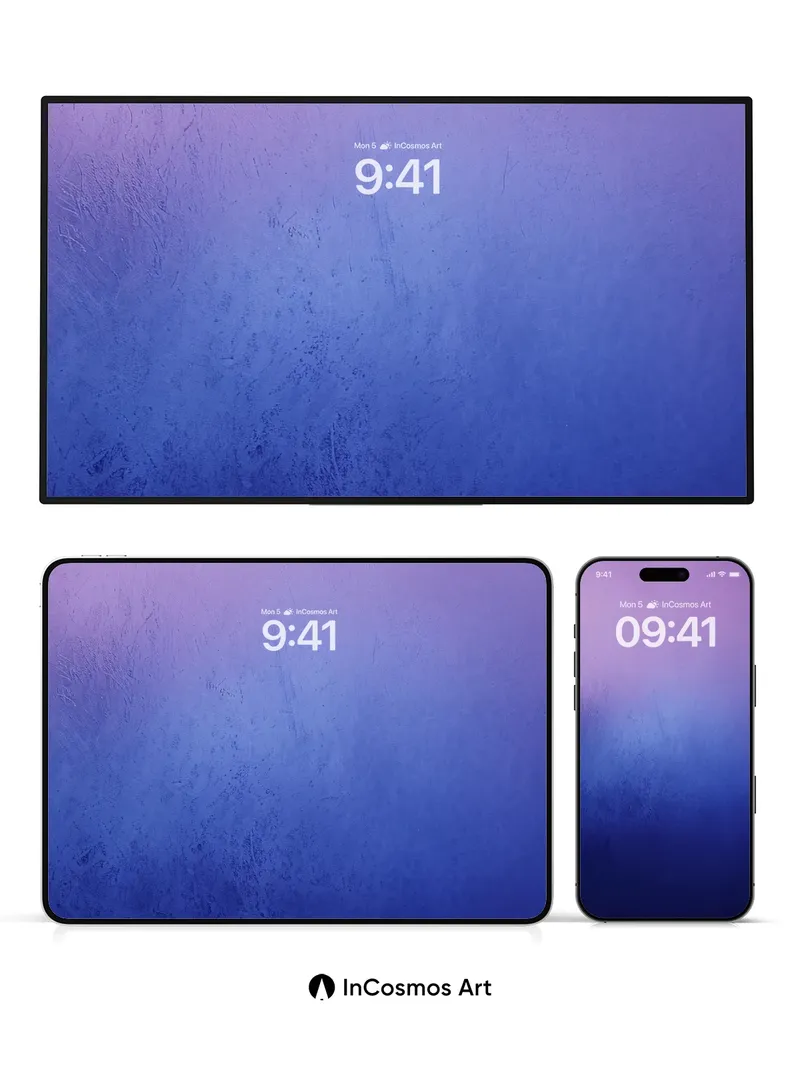 Velvet Gradient Wallpaper with Faint Scratches