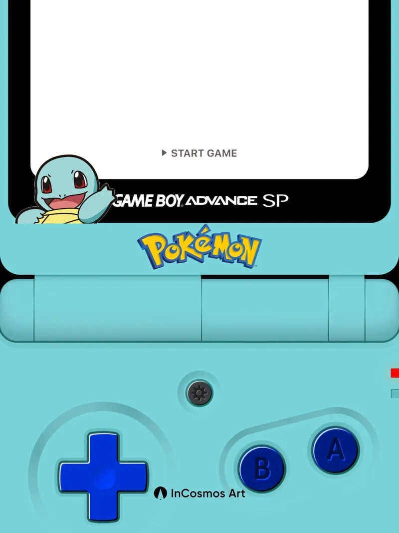 Nostalgic Pixel Playground Wallpaper with Squirtle Peek