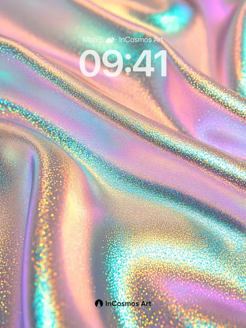 Iridescent Dream Wallpaper with Liquid Light