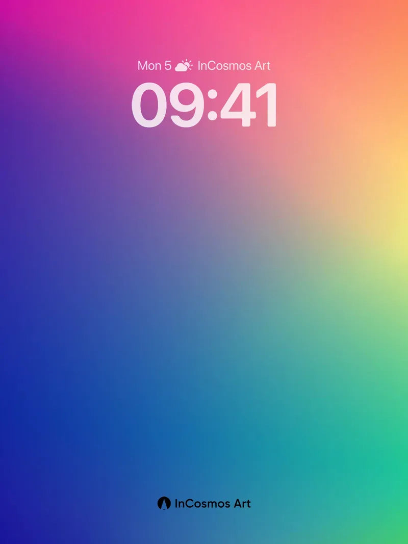 Luminous Gradient Wallpaper with Ethereal Flow