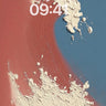 Tidal Sculpture Wave Relief Background