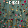Whispering Petal Wallpaper with Floating Stems wallpaper for iPhone, iPad & Mac