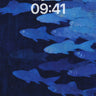 Deep Blue School Wallpaper with Golden Leader wallpaper for iPhone, iPad & Mac