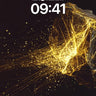Golden Fracture Wallpaper with Electric Veins wallpaper for iPhone, iPad & Mac