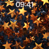 Golden Constellation Wallpaper with Floating Stars wallpaper for iPhone, iPad & Mac