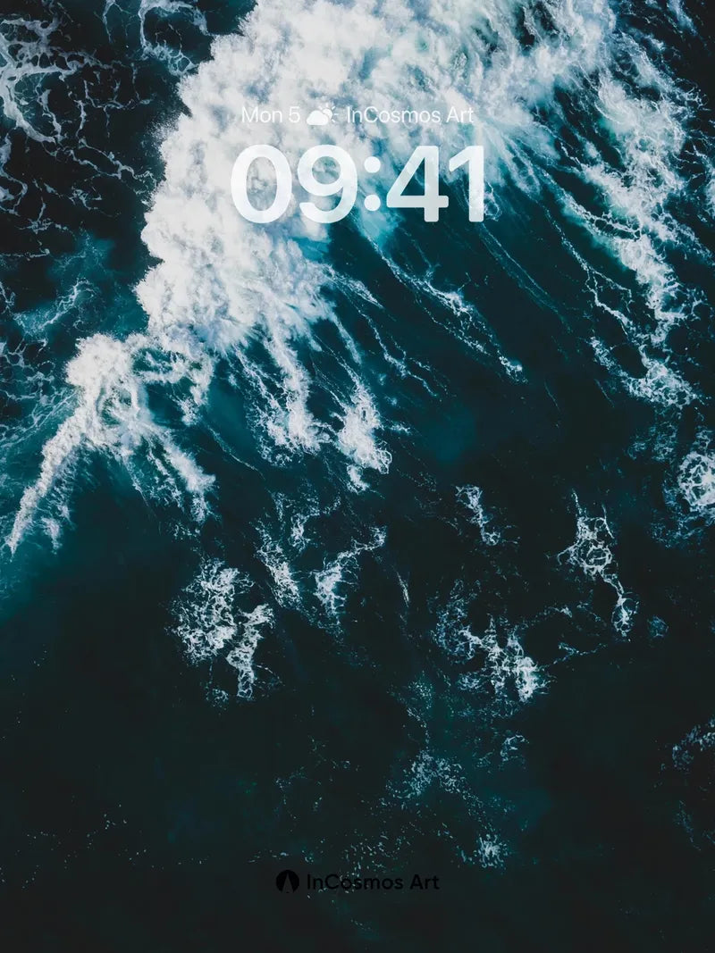 Storm's Breath Wallpaper with Frosted Peaks