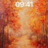 Autumn Hush Wallpaper with Golden Light Veil wallpaper for iPhone, iPad & Mac