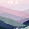 Misty Mountain Pastel Wallpaper wallpaper for iPhone, iPad & Mac