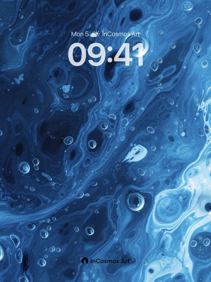 Deep Currents Wallpaper with Liquid Light wallpaper for iPhone, iPad & Mac