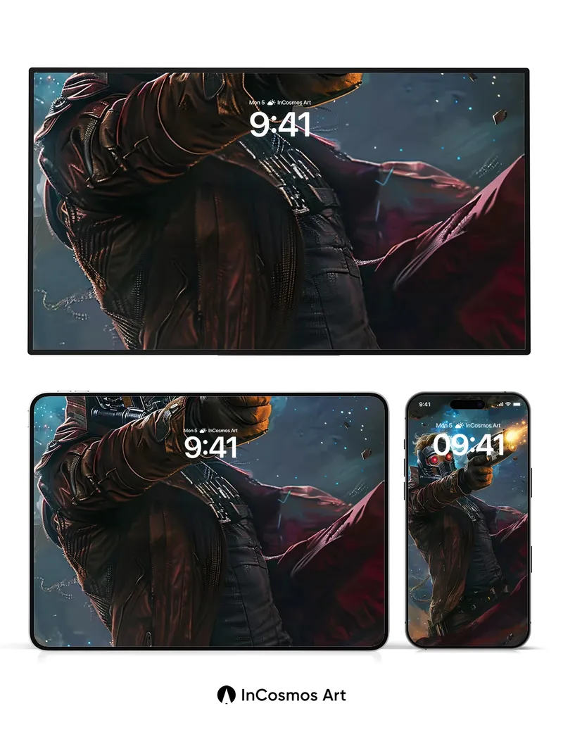 Cosmic Fire Wallpaper with Pulse Light