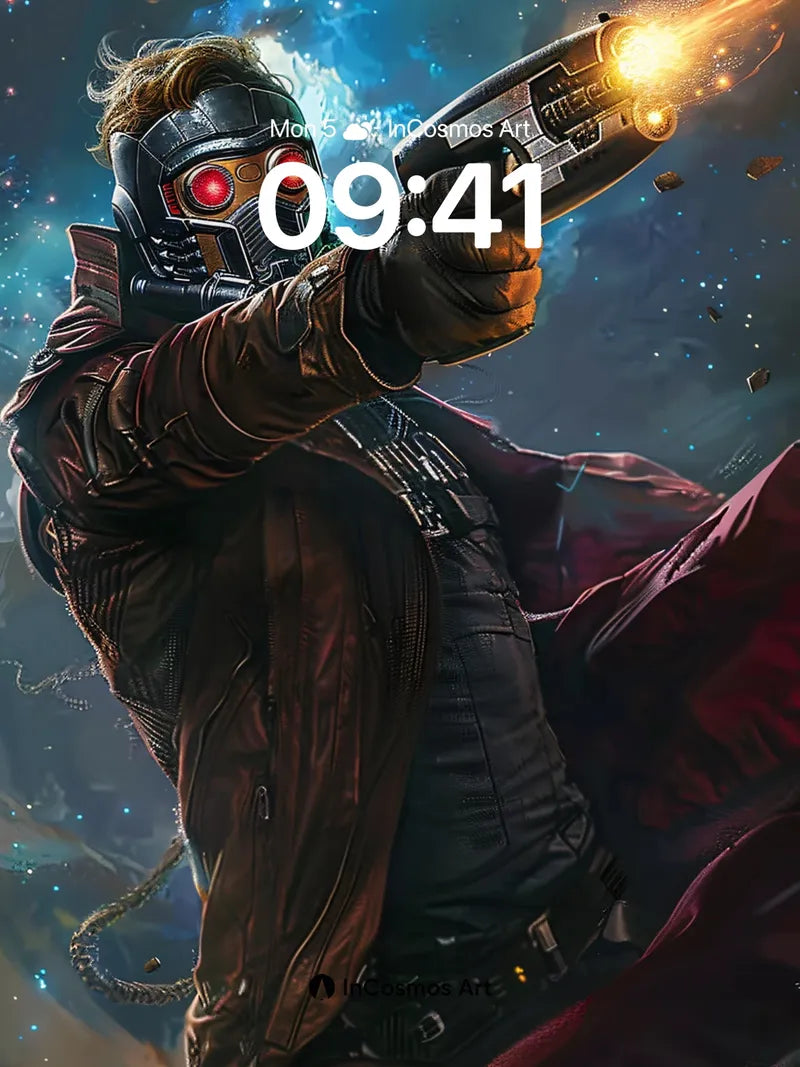 Cosmic Fire Wallpaper with Pulse Light