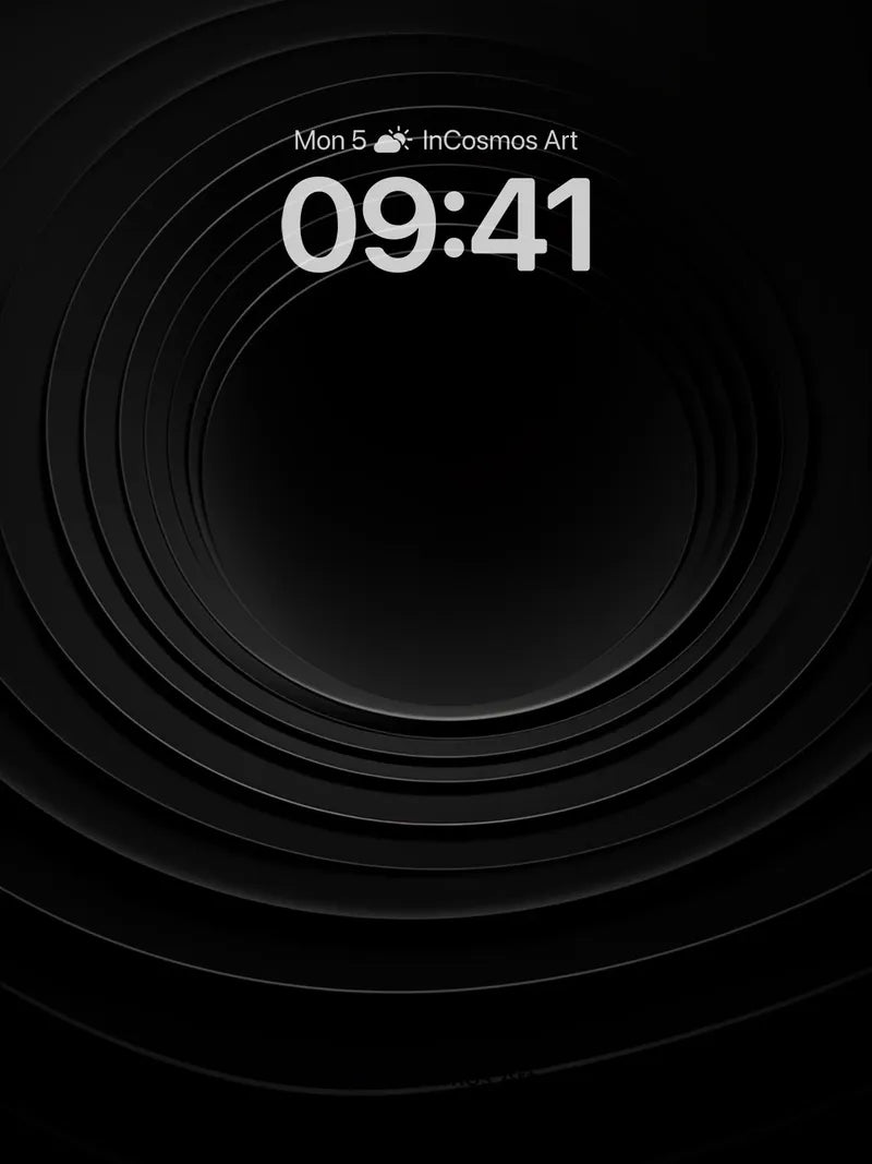 Void Pulse Wallpaper with Sonic Circles