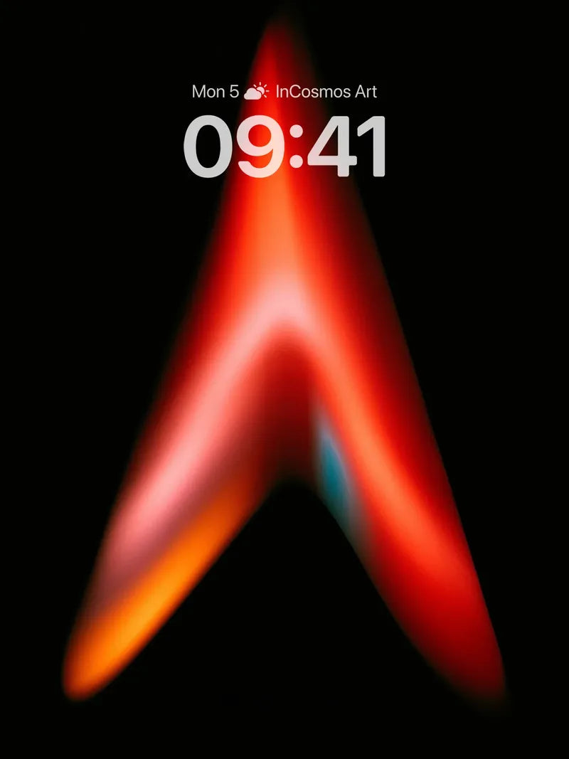 Fiery Apex Wallpaper with Glowing Edge