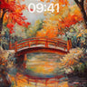 Autumn Reverie Wallpaper with Reflective Water wallpaper for iPhone, iPad & Mac