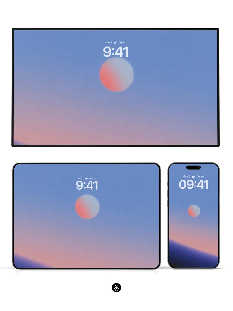 Gradient Sunset Background
