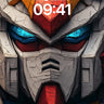 Futuristic Armor Wallpaper with Cracked Metal Soul wallpaper for iPhone, iPad & Mac