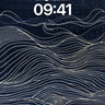 Stellar Wave Wallpaper with Moonlit Lines wallpaper for iPhone, iPad & Mac