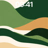 Serenity Ridge Wallpaper with Earth-Toned Waves wallpaper for iPhone, iPad & Mac