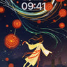 Luminous Flight Wallpaper with Floating Lanterns wallpaper for iPhone, iPad & Mac