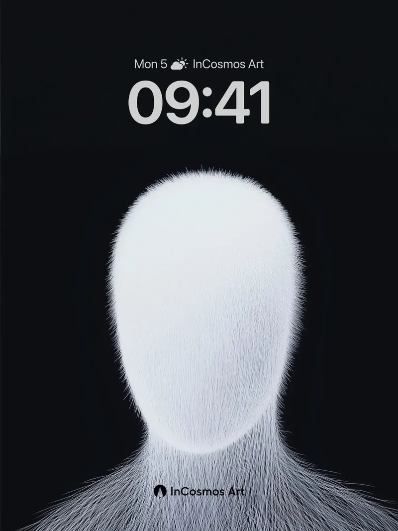 Silent Furred Light Wallpaper with Ghostly Presence