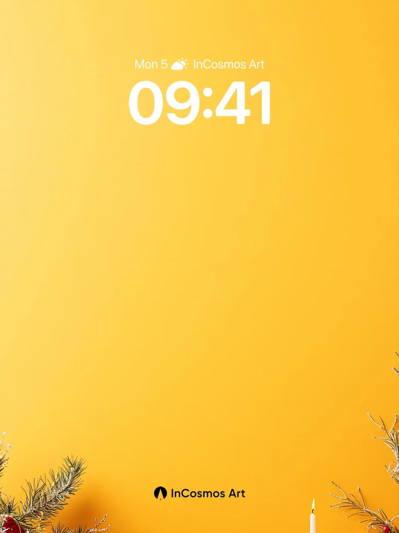 Golden Hearth Wallpaper with Roasted Turkey Still Life