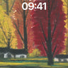 Autumn Hush Wallpaper with Reflective Water wallpaper for iPhone, iPad & Mac