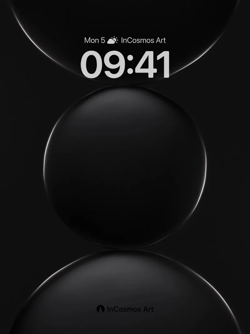 Void Sphere Wallpaper with Silent Light