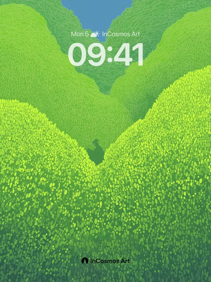 Lush Canopy Wallpaper with Living Texture wallpaper for iPhone, iPad & Mac
