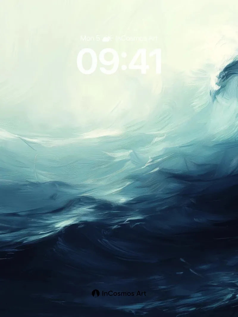 Storm Surge Wallpaper with Hokusai's Echo