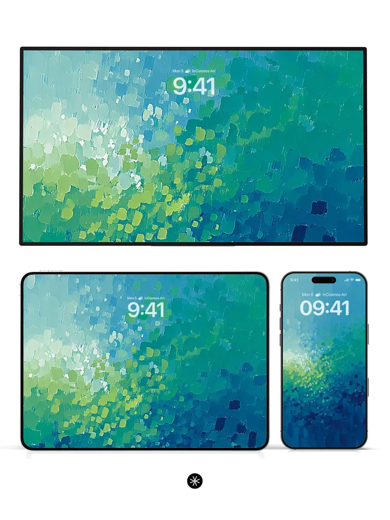 Abyssal Gradient Flow Wallpaper