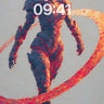 Firescape Silhouette Wallpaper with Living Ember Trail wallpaper for iPhone, iPad & Mac