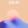 Serene Horizon Wallpaper with Soft Light Gradient wallpaper for iPhone, iPad & Mac
