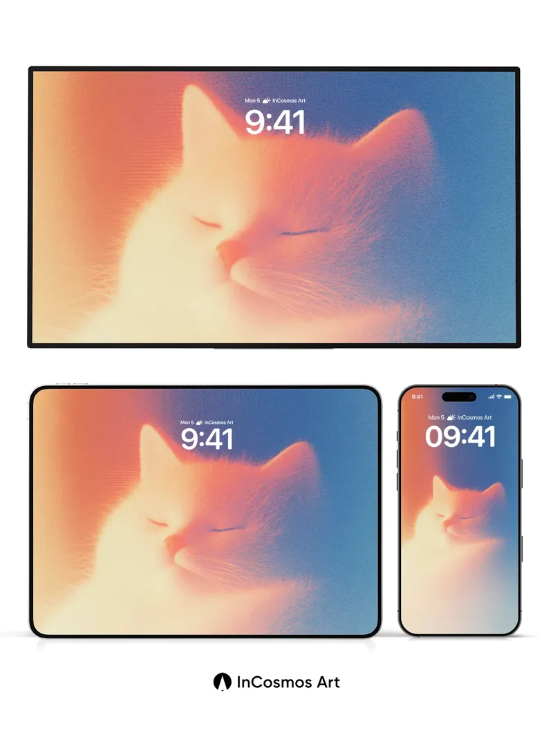 Serenity Drift Wallpaper with Light Veil