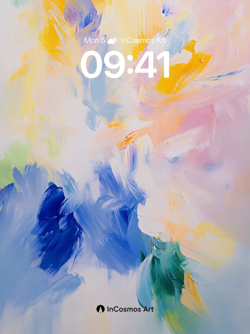 Luminous Bloom Wallpaper with Ethereal Hues