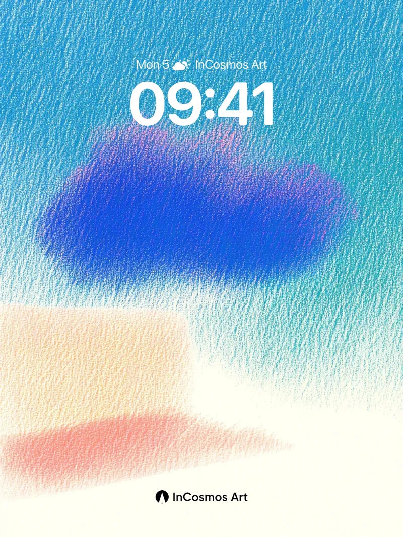 Soft Hush Wallpaper with Floating Color Fields