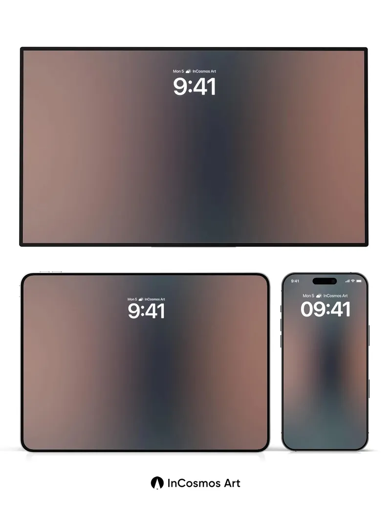 Muted Hush Wallpaper with Soft Gradient Veil