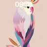 Whispering Feather Wallpaper with Soft Crest wallpaper for iPhone, iPad & Mac